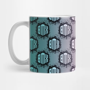 Retro Bmx Bike - Bmx Freestyle Typo Pattern Mug